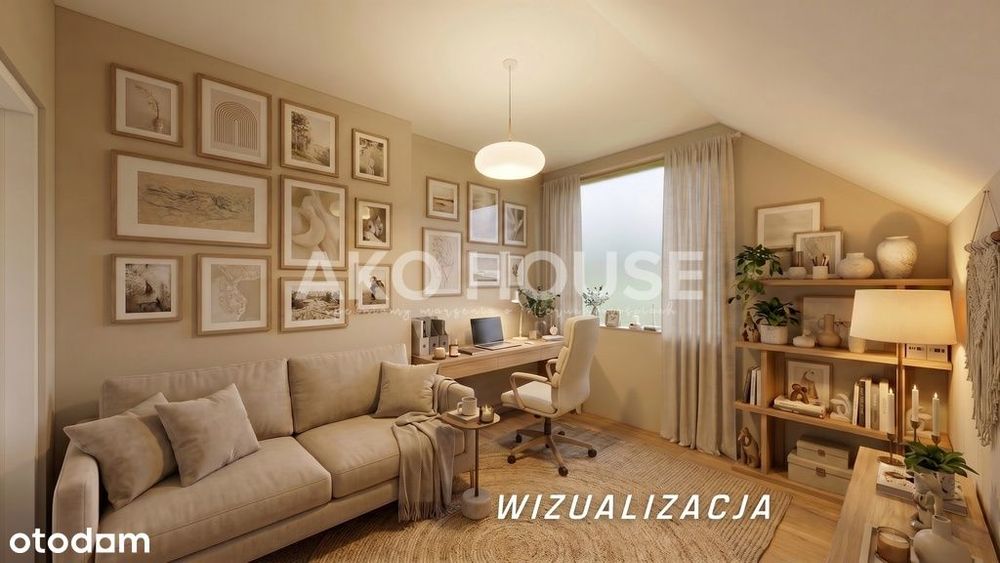 DOM bliźniak 85,92 m2 | Krynice | las za oknem -0%