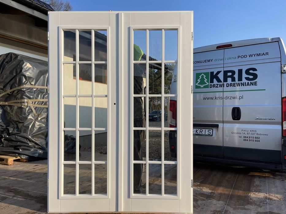 Drzwi wewnętrzne drewniane Dwuskrzydłowe  Cała Polska