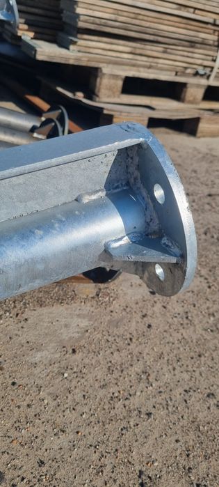 Konstrukcja hali łukowej 12m wzmocniona teownik 50x50x6 garaż magazyn