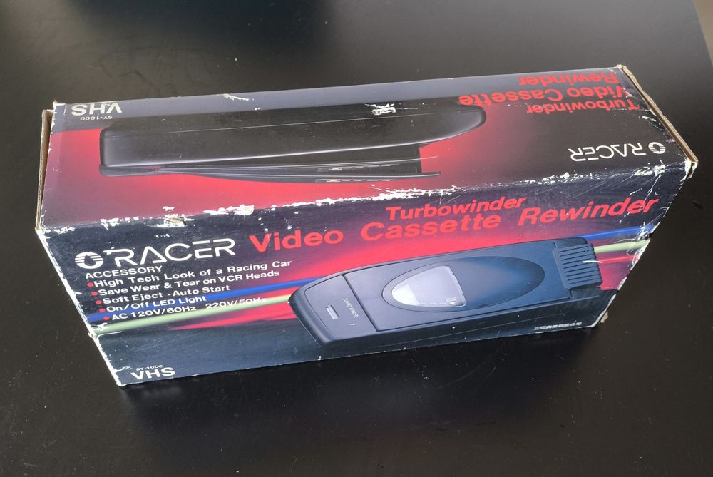 Rebobinador de cassetes VHS