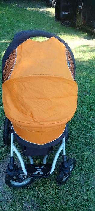 Wózek na kołach pompowanych 2w1