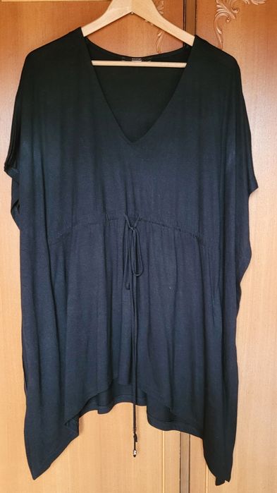 Czarna bluzka "nietoperz " XL