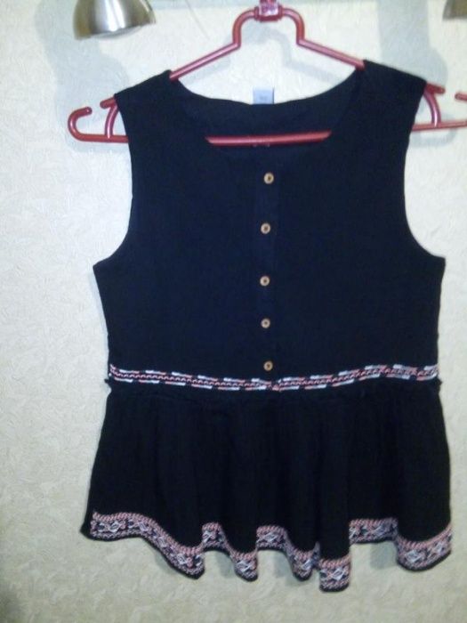 Блуза с этнической вышивкой на девочку 10 лет или 140 см. от tu kids