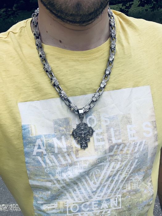 Серебрянная цепь Спаси и Сохрани