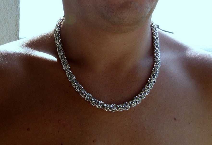 55cm 145g 8,3mm !! Łańcuch królewski-bizantyjski srebro925 od jubilera