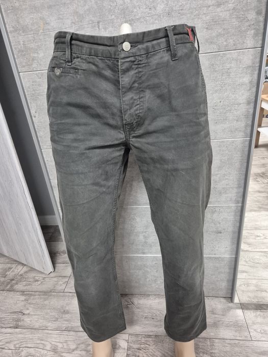 Męskie spodnie chinosy Replay khaki chino W32