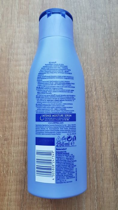 Nivea Smooth Sensation mleczko do ciała wygładzające 48h serum masło