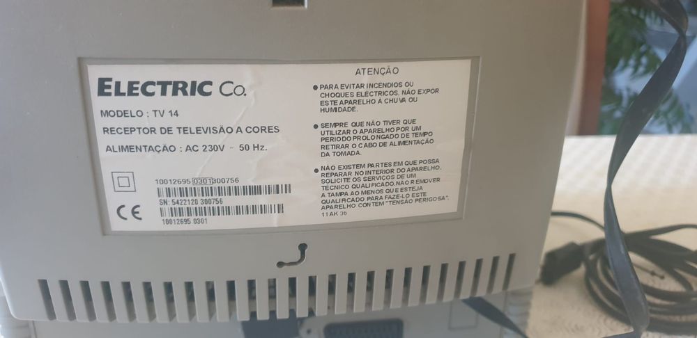 TV Electric CO cinzenta