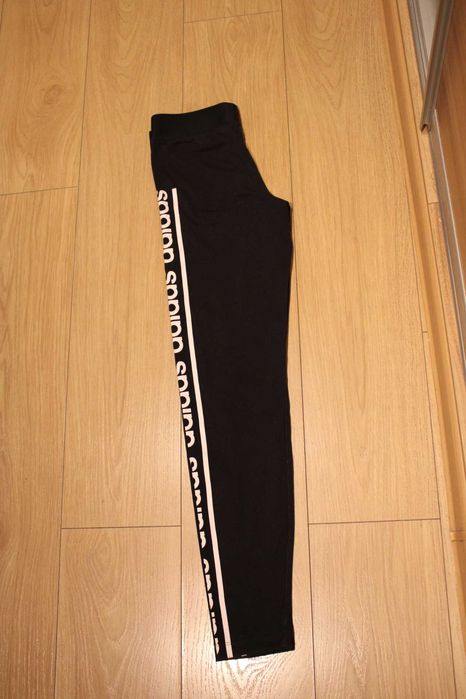 JAK NOWE Leginsy,damskie/ M,czarne,ADIDAS