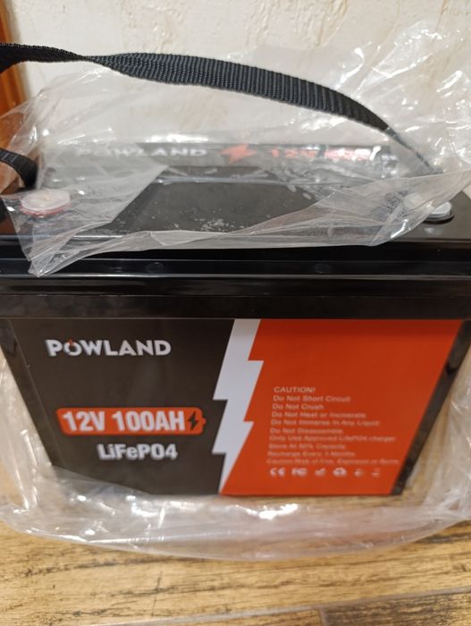 Акумулятор Powland 12v 100Ah lifepo4 / Jsdsolar 12v 200Ah