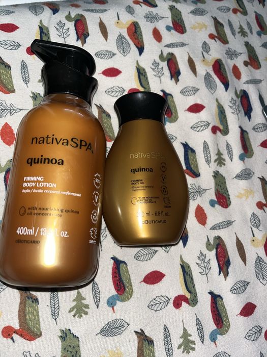 Quinoa -oleo e creme