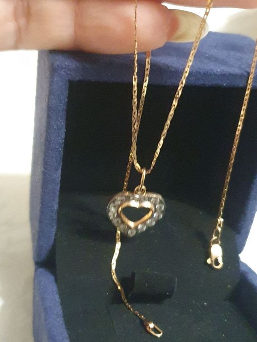 Золотая цепочка с кулончиком