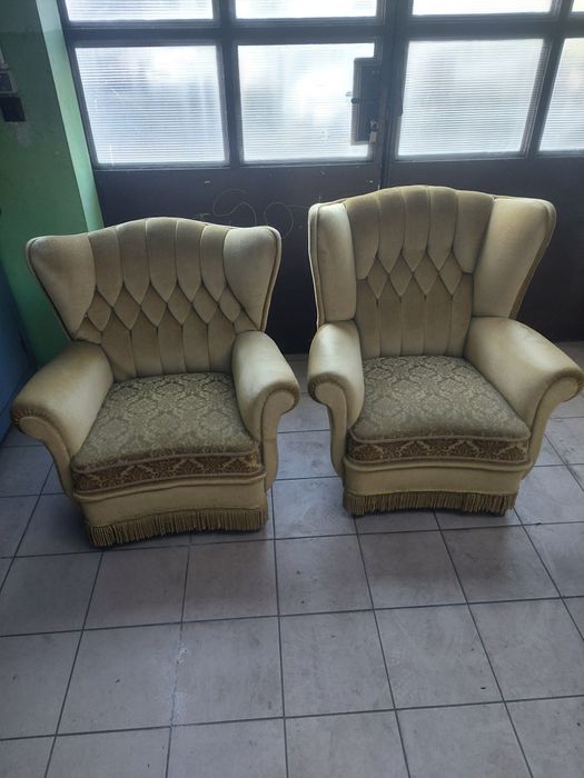 Meble stylowe Sofa + fotele Ludwik Dworek Pałac