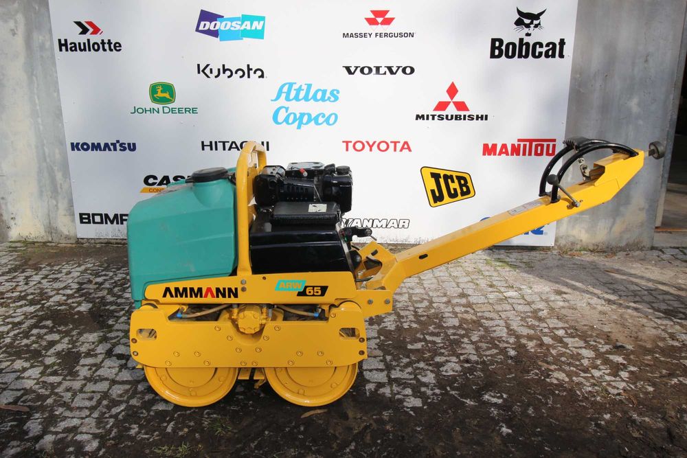 Cilindro Compactador AMMAN ARW65 para terra e Asfalto ( motor Yanmar)