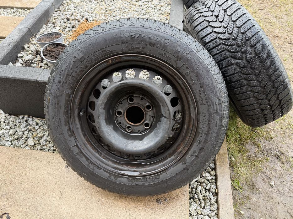 Felgi stalowe 15 5x112 z oponami