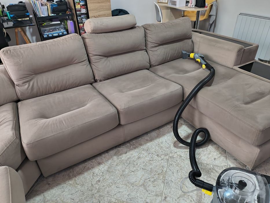 Limpeza sofas tapetes carpetes colchões