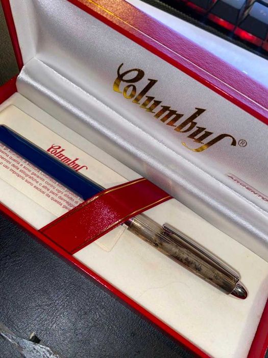 Caneta Columbus Vintage com Estojo Original