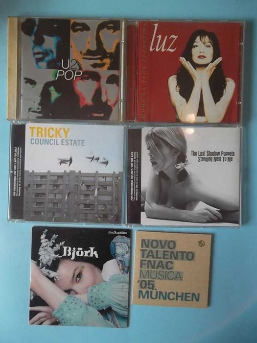 Vários lotes de CDs como NOVOS, ver fotos, música pop/rock/outros.