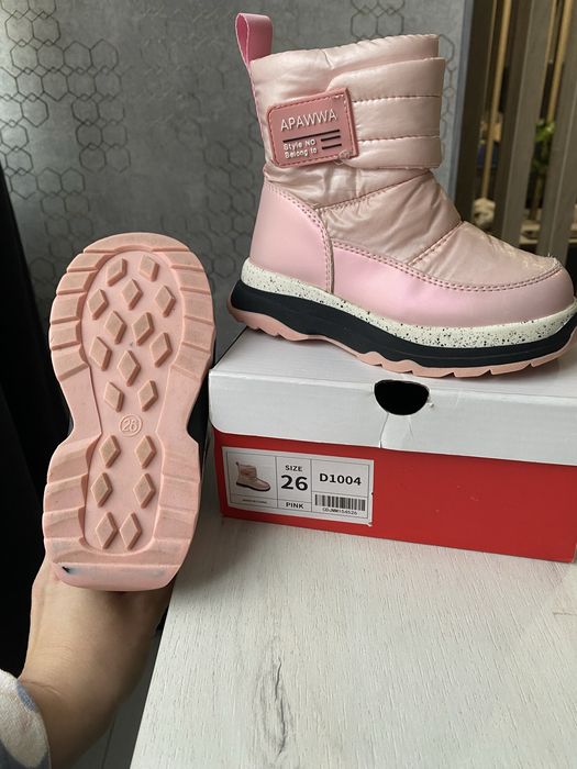 Зимові сапоги 26 зимние дутики 16,5 см  чоботи черевики appawa 26
