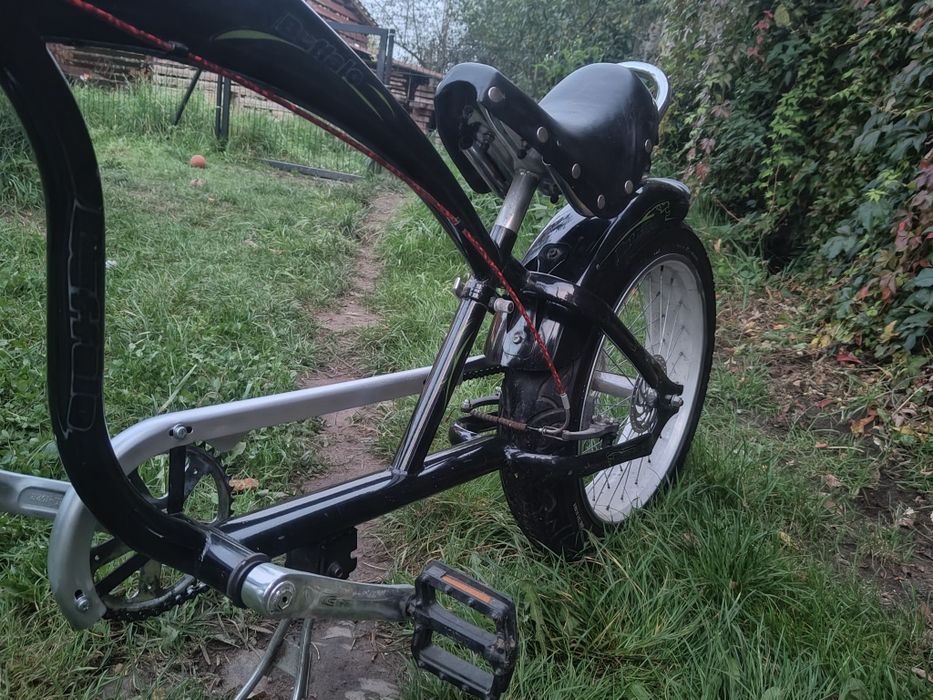 Unikatowy Rower Chopper Buffalo – Czarny Metalik, Stan BDB!