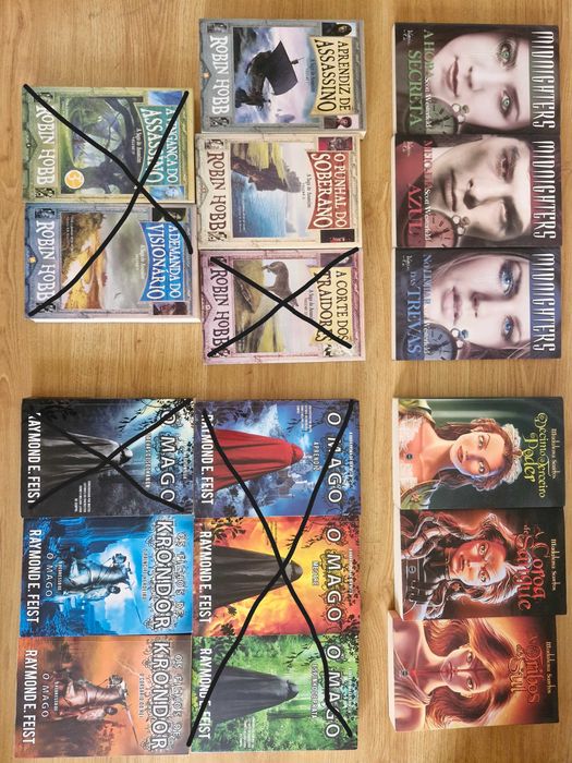 Livros diversos em bom estado - fantástico, mistério, história