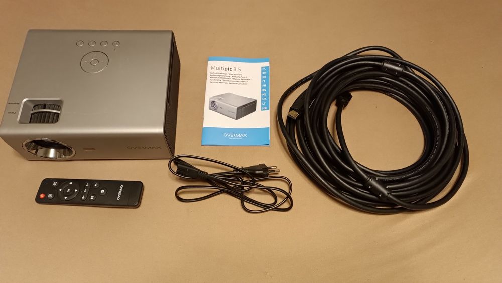 Projektor Overmax Multipic 3,5 + Kabel HDMI