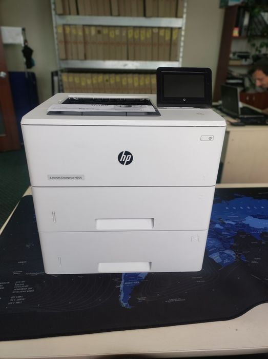 Принтер HP LaserJet Enterprise M506. ДВА ЛОТКА.