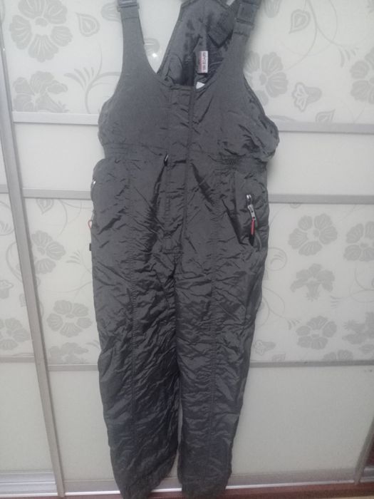 Штаны на подтяжках зимние детские