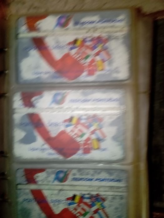 100 cartões da telecom antigo