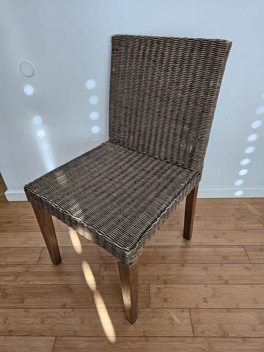 Cadeira madeira com palhinha