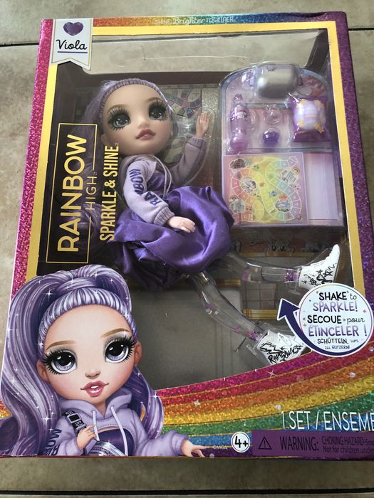 Lalka Rainbow High Sparkle & Shine Viola duża 28 cm
