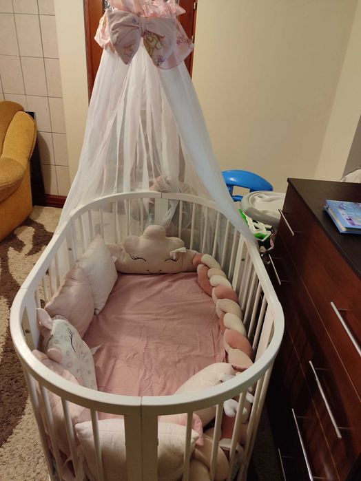 Продам бортики до ліжечка для дівчинки