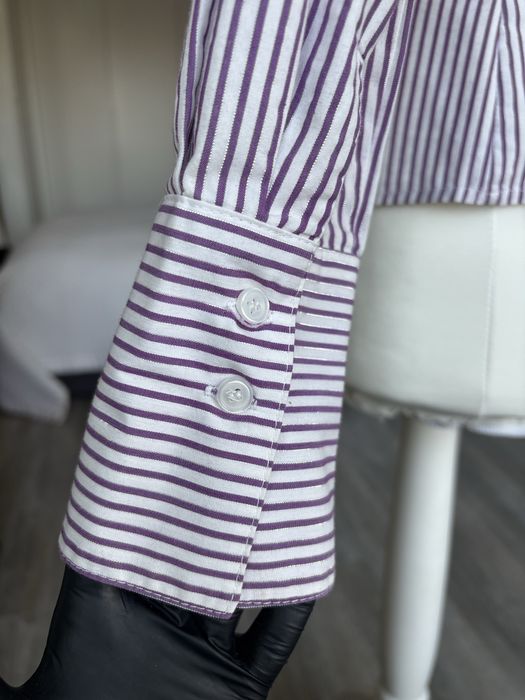 Project CLASSICO • koszula damska ze srebrną nitką S