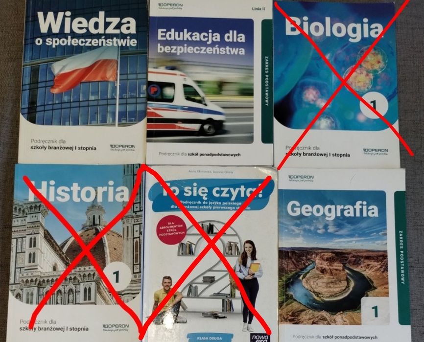 Książki , podręczniki - Branżowa szkoła 1 stopnia