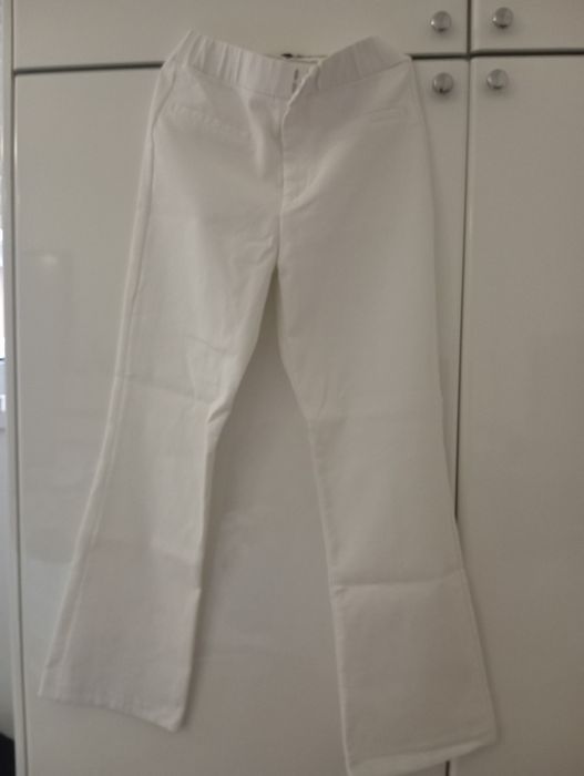 Calças brancas Zara