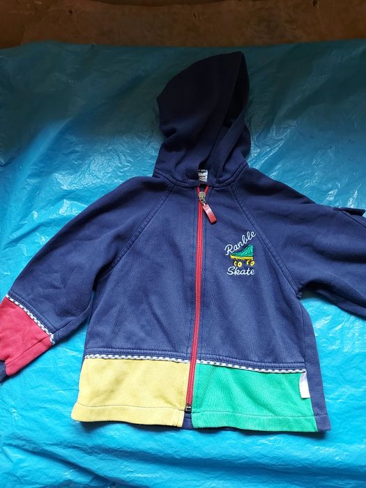 Bluza z kapturem dresowa dziecięca wiek 18/24/36 firma MAKAEL