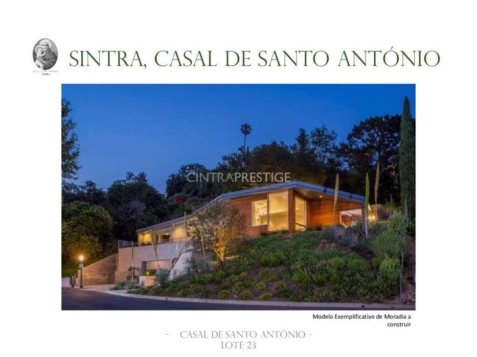 Sintra Center. Plot of 1,160 m²
