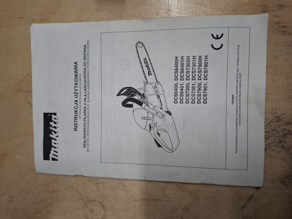 Piła spalinowa Makita DCS6401 duża, mocna, jak nowa