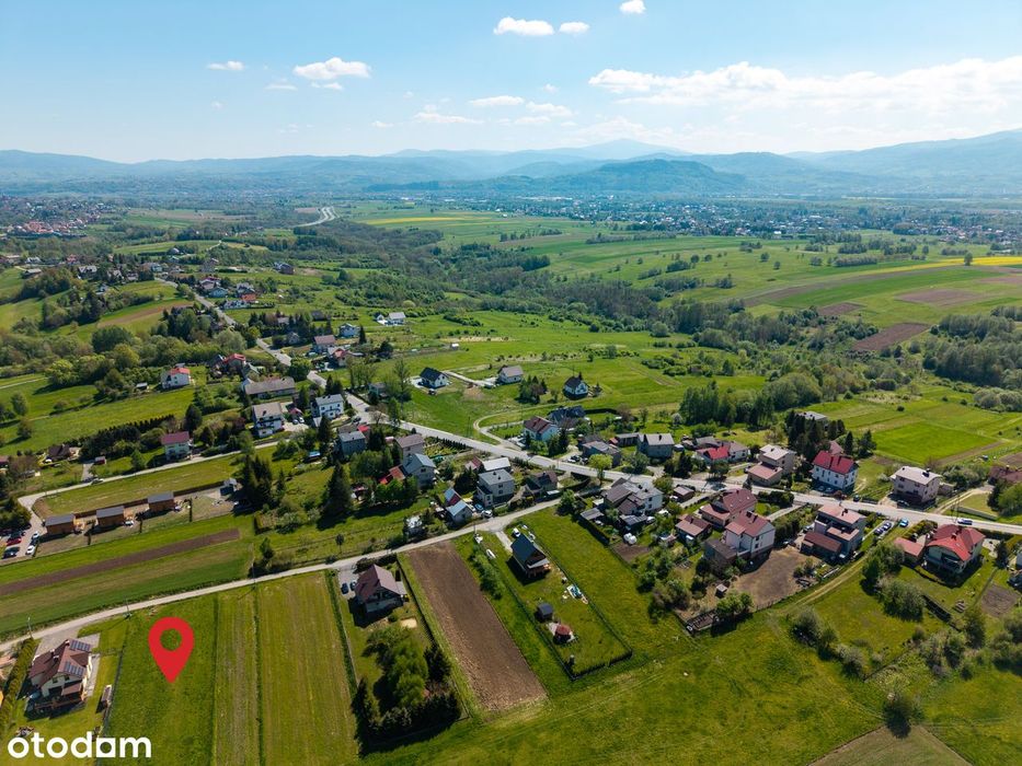 Działka budowlana 1100 m² | szeroka 25x44 m | Lipowa | widokowa |media – další