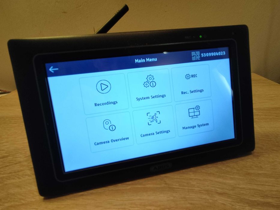 Monitor / Stacja "ABUS" obraz z 4 kamer WIFI - Okazja