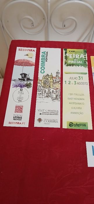 10 marcadores de livros - localidades, novos