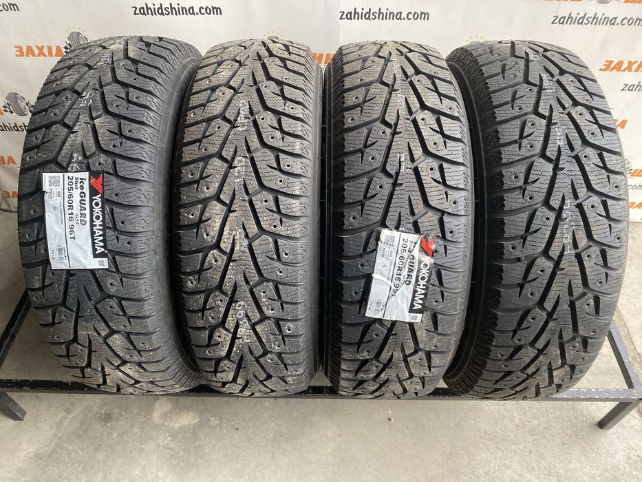 нові зимові шини 205/60R16 Yokohama IceGuard iG55 (96T XL) під шип