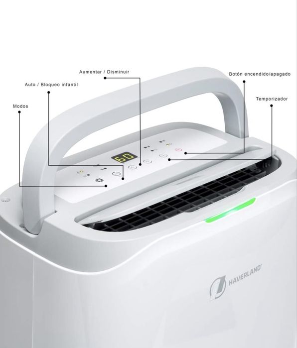 Desumidificador Haverland DES19 (20L/dia) – Como Novo!