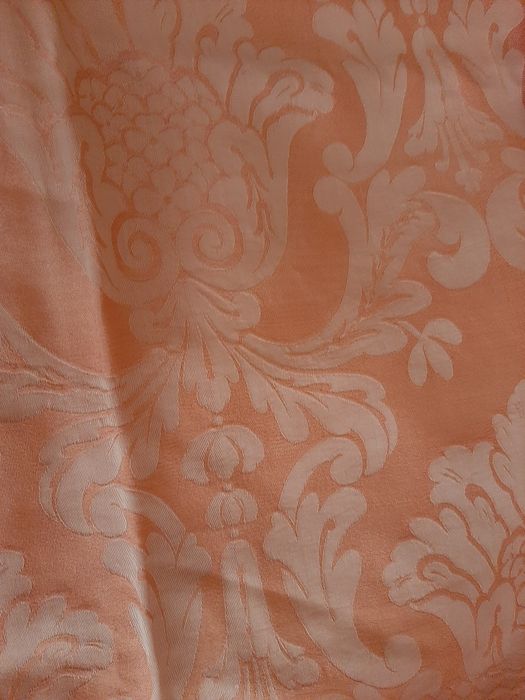 Colcha Vintage Cor Pêssego Jacquard