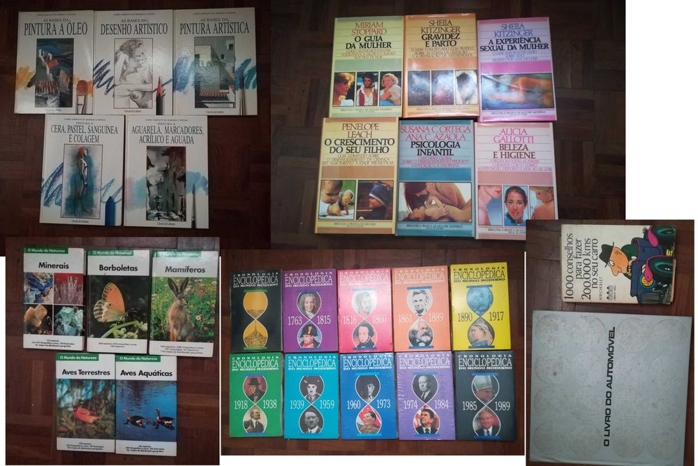 Livros antigos_de várias colecções /Enciclopédias