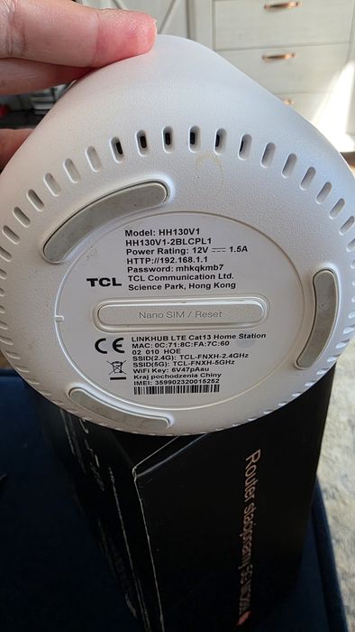 Router TCL model HH 13 0 V1