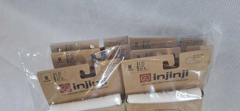 6 pak Injinji Run Mini Crew Xtralife Skarpetki Biały roz. M