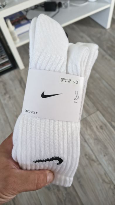 Skarpety męskie Nike 42-46 (nowe) 3-pack