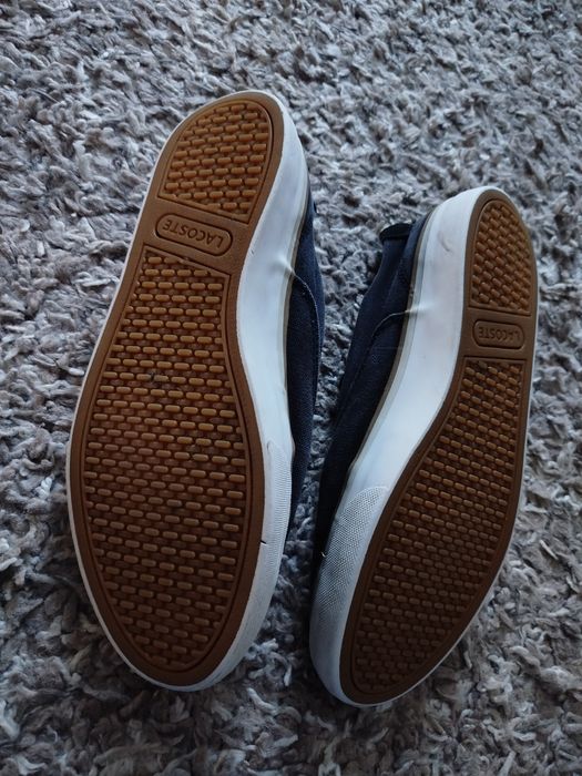 Кеди чорні Lacoste