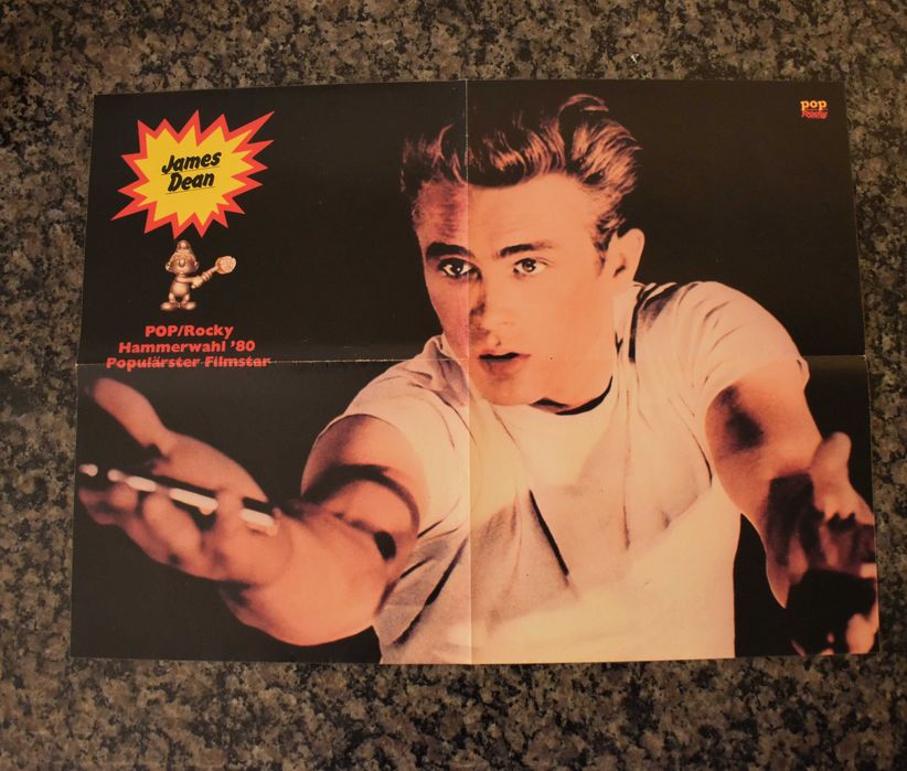 Poster Vitange - James Dean / Cocker Spaniel